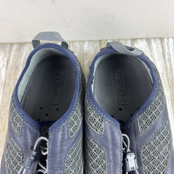 Olukai Eleu Trainer Water Shoes Mens 10 Blue Quick Dry Mesh Bungee 10284-26DE - Picture 16 of 16